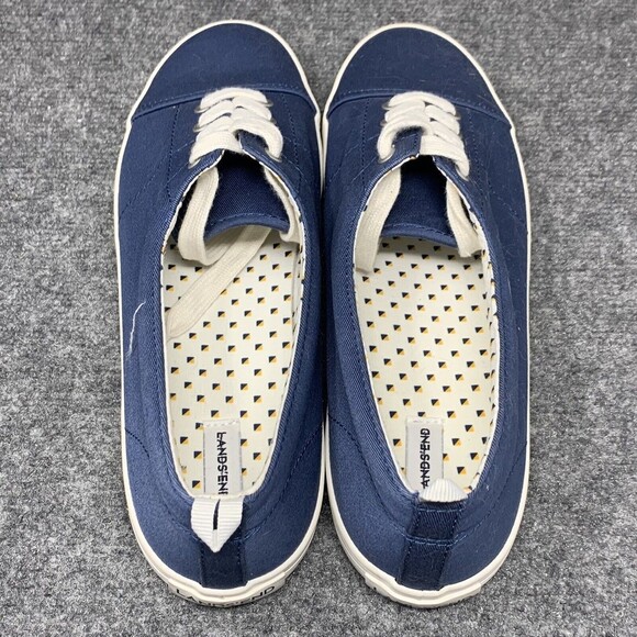 Lands End Canvas Boating Shoe Women 10 NWOB Blue Lace Up - Picture 4 of 11
